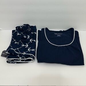 NWT Nautica || long sleeves Pajamas set size Xl